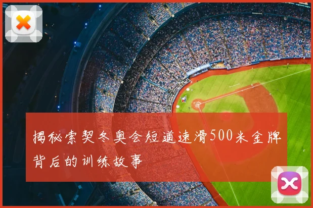 揭秘索契冬奥会短道速滑500米金牌背后的训练故事